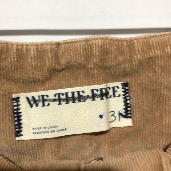 We The Free Womens Jayde High Rise Flare Corduroy Pants Brown Size 31 - Picture 5 of 8